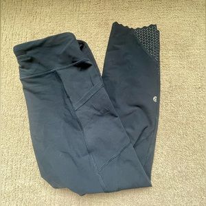 Blue Lululemon leggings